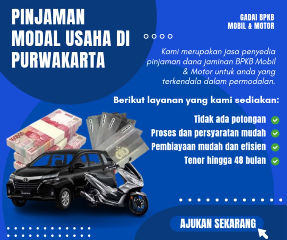 Pusat Kredit Jaminan Bpkb Di Purwakarta