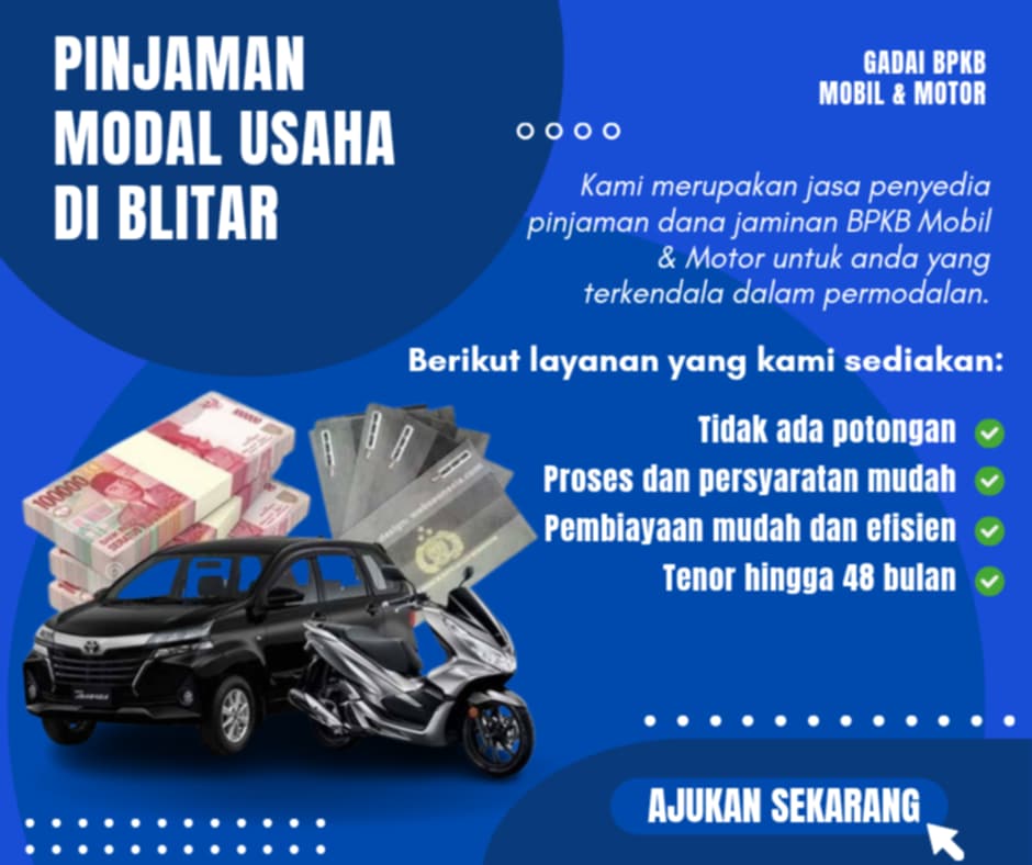Pusat Kredit Jaminan BPKB Di Blitar