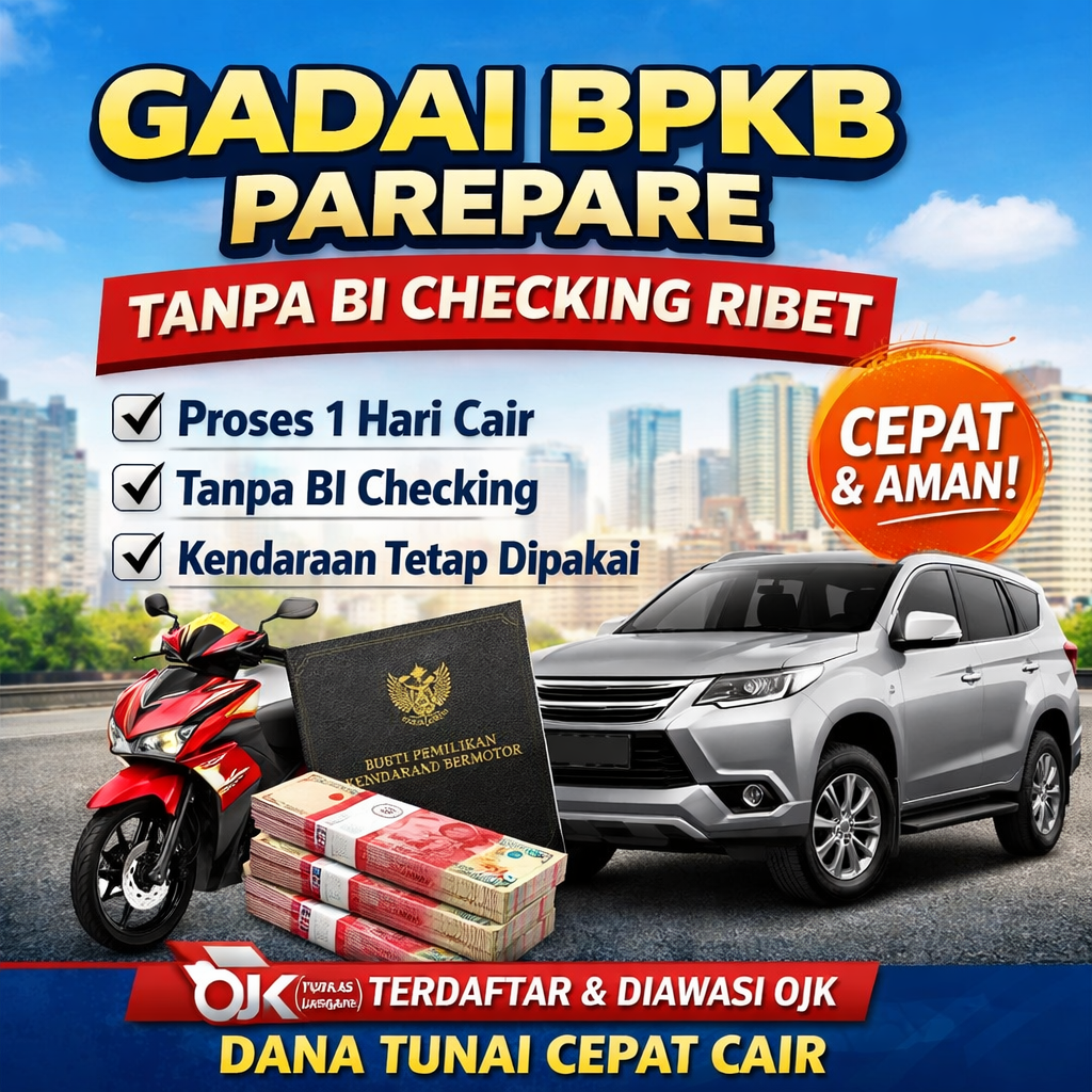 Kredit Jaminan BPKB Parepare Online Ajukan dari Rumah