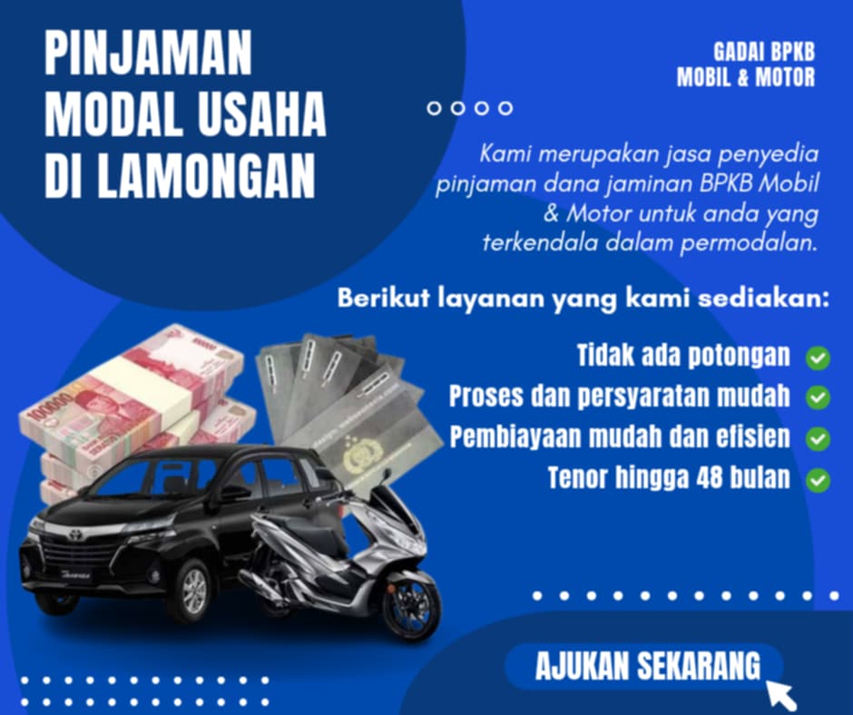 Pusat Kredit Jaminan BPKB Di Lamongan