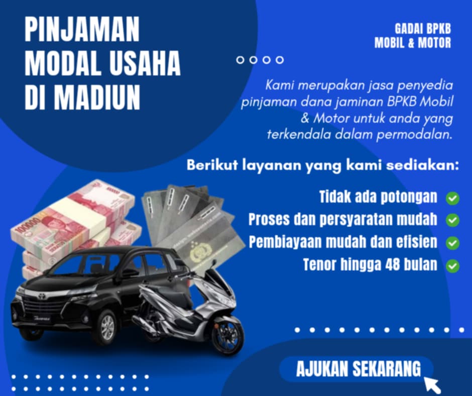Pusat Kredit Jaminan BPKB Di Madiun