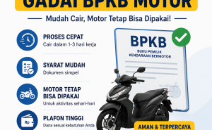 Kredit Jaminan BPKB Motor Resmi Bunga Rendah