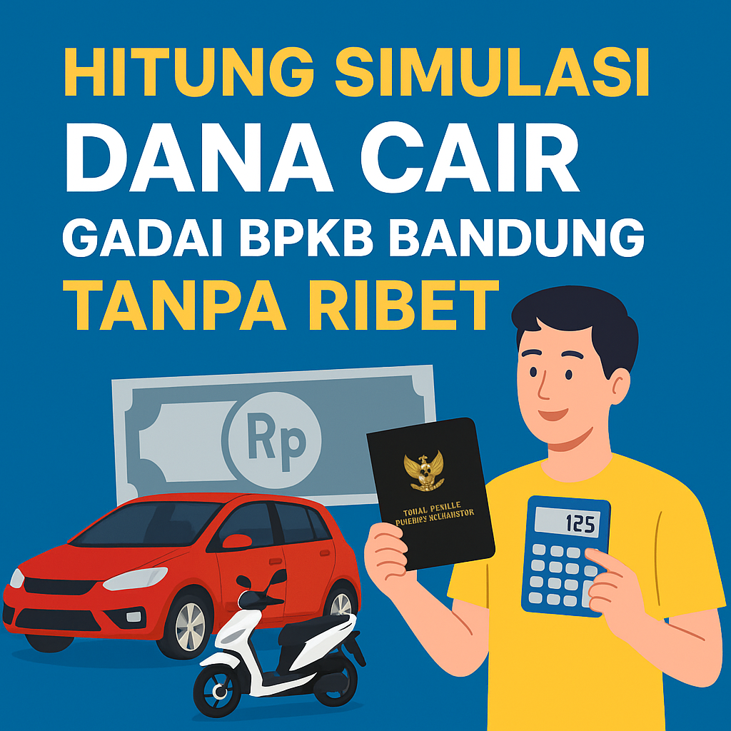 Simulasi Hitung Kredit Jaminan BPKB di Bandung: Ketahui Estimasi Dana Cair